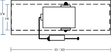 Technical drawing of a Steelman Oven