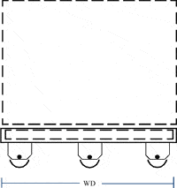 Technical drawing of a Steelman Cart