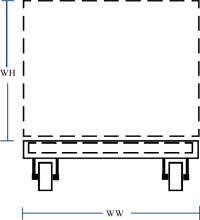 Technical drawing of a Steelman Cart